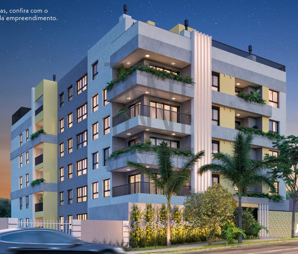 Apartamento 206  à venda, tingui, no Edf. Joy City Habitat com...