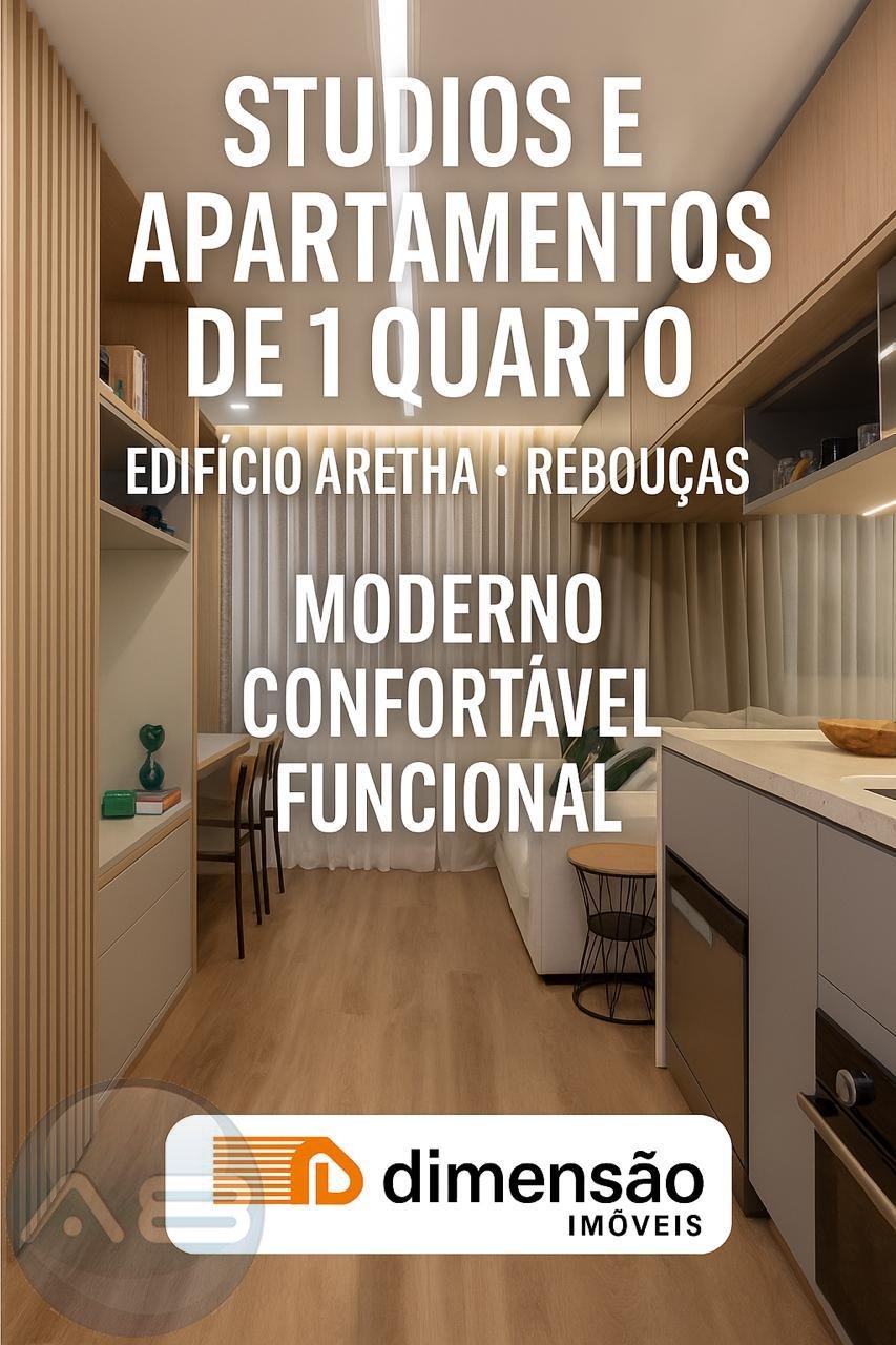 Apartamento de 1 quarto com 36,57m  de área privativa , no reb...