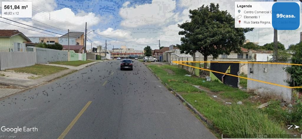 Terreno à venda, 281 m  por R  735.000,00 - Capão Raso - Curit...