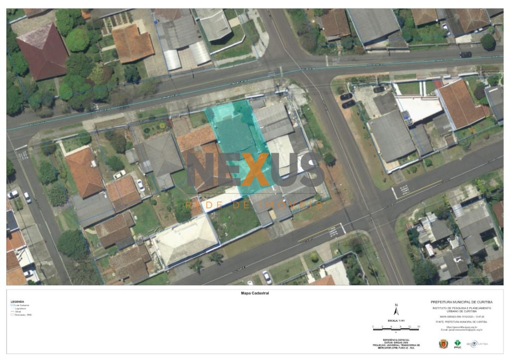 Terreno ZR2 à venda, 458 m² por R$ 585.000 - Boqueirão - Curit...