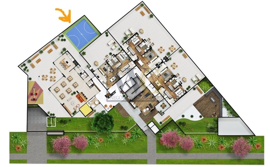 Apartamento 2 dormitórios à venda, 68,87 m  privativos, MERCÊS...