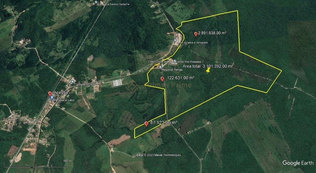?rea ? venda, 3101392 m? por R$ 75.000.000,00 - Vila da Gl?ria...