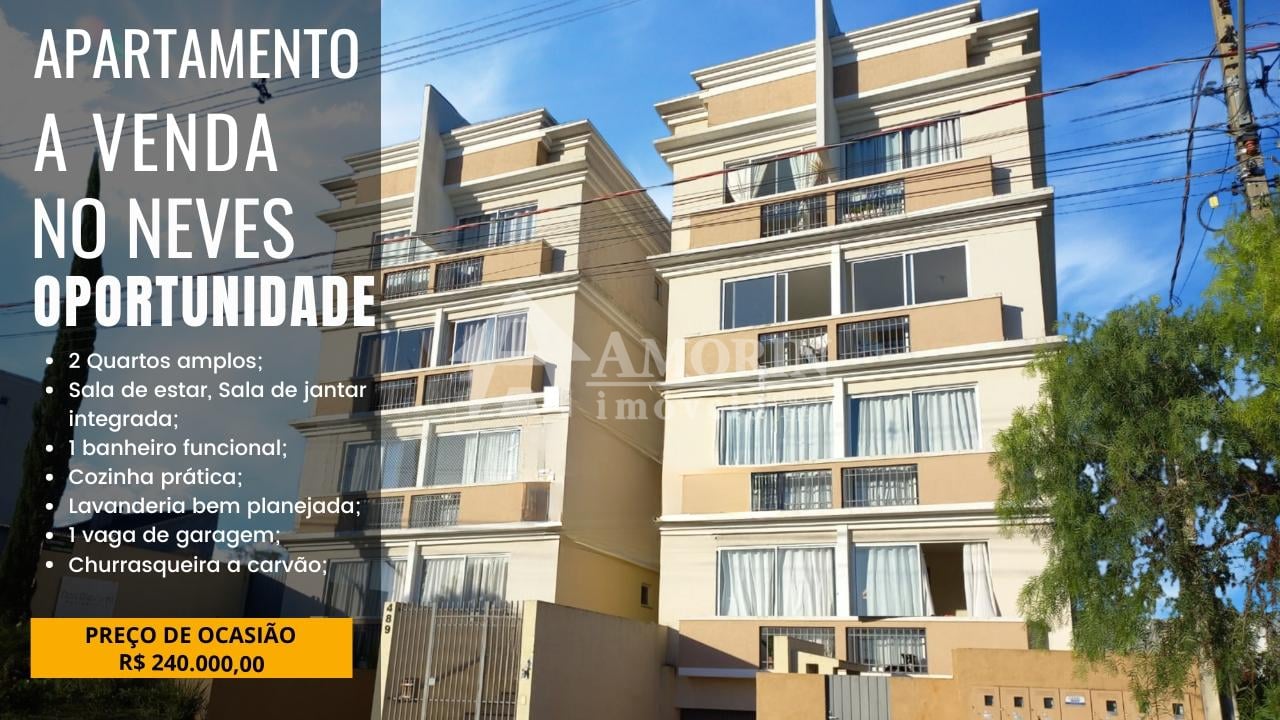 Apartamento à venda, com garagem Neves, PONTA GROSSA - PR