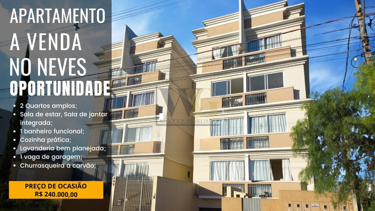 Apartamento à venda, com garagem Neves, PONTA GROSSA - PR