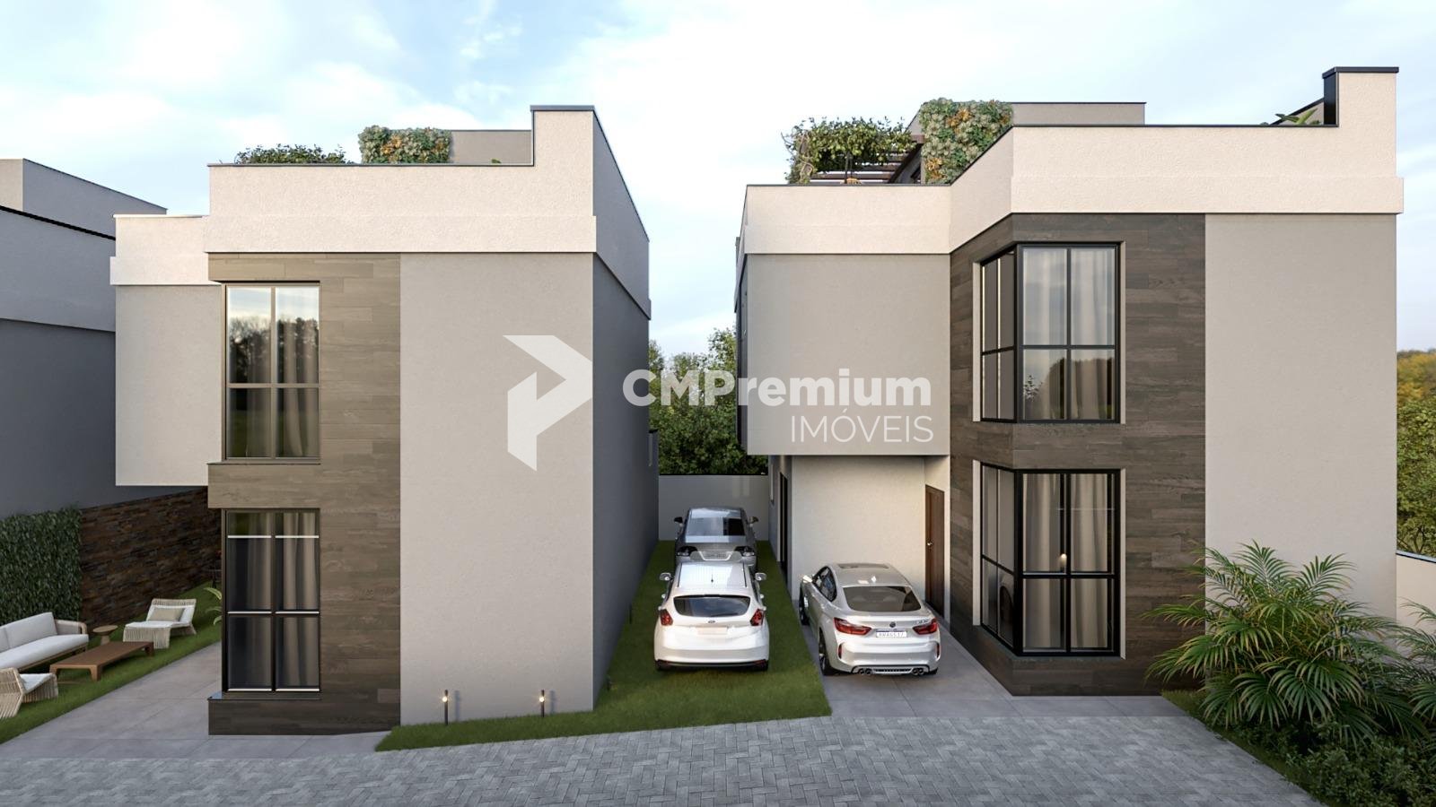 Sobrado com terraço em condomínio fechado no bairro Boa Vista