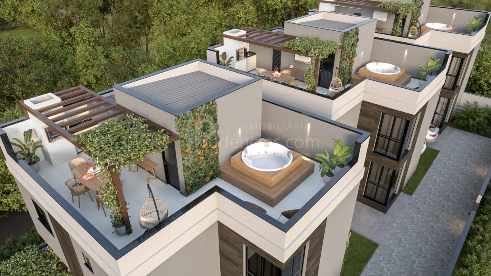 Sobrado com terraço em condomínio fechado no bairro Boa Vista