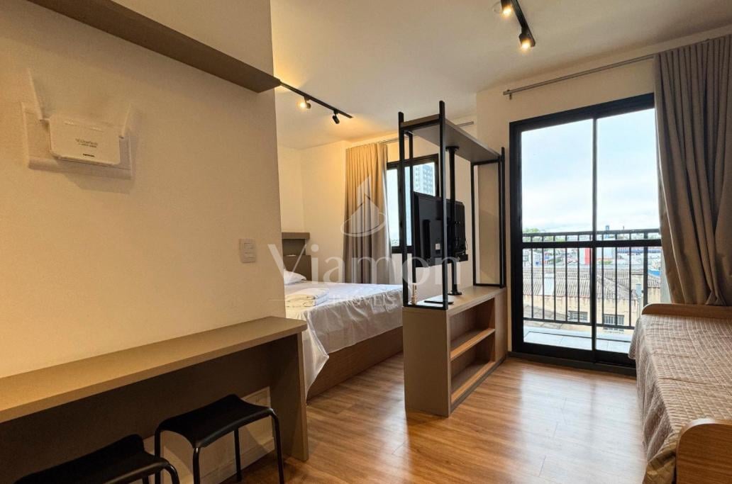 Studio 26m  com Sacada e mobiliado no Ibiza Unique Home, Centr...