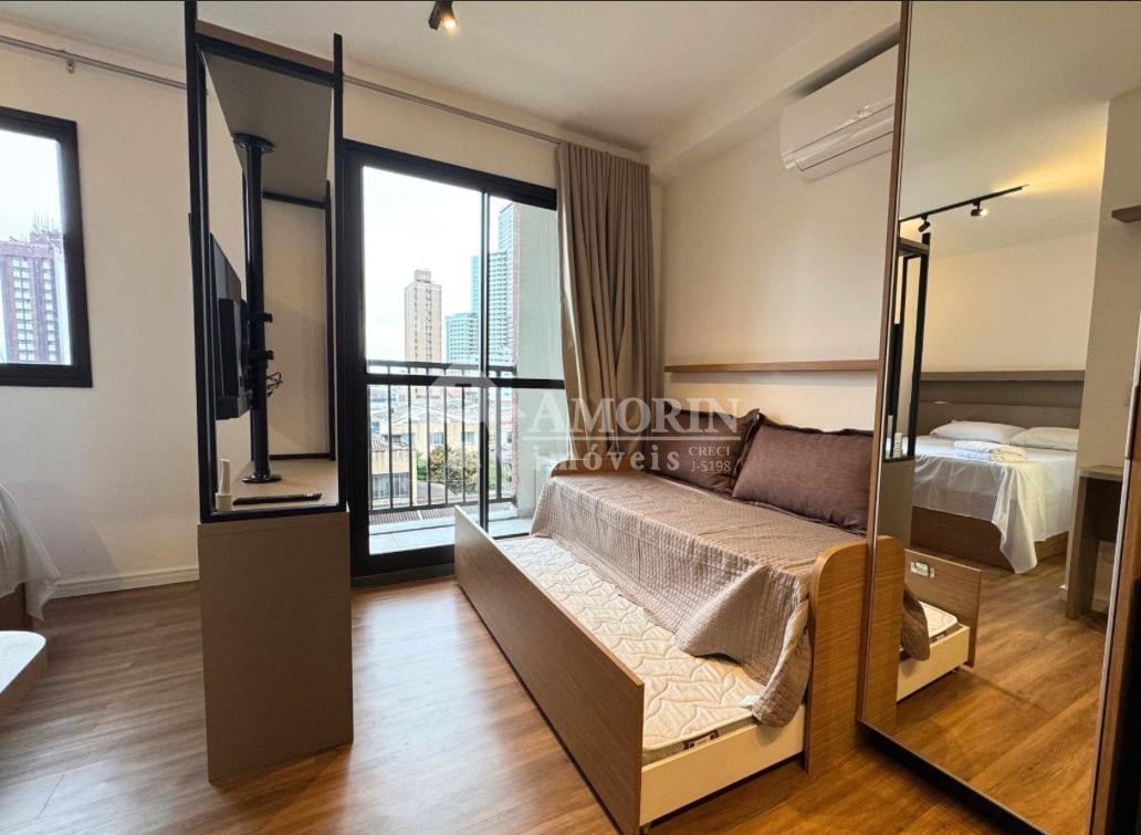 Studio 26m  com Sacada e mobiliado no Ibiza Unique Home, Centr...