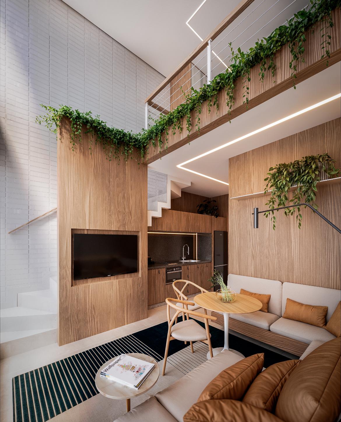 Loft à venda em condomínio clube com piscina, Centro, São José...