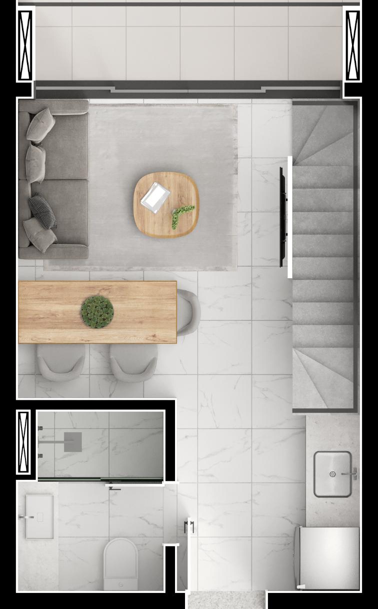 Loft à venda em condomínio clube com piscina, Centro, São José...