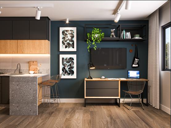 Studios no centro de Curitiba a partir de 21m  privativos