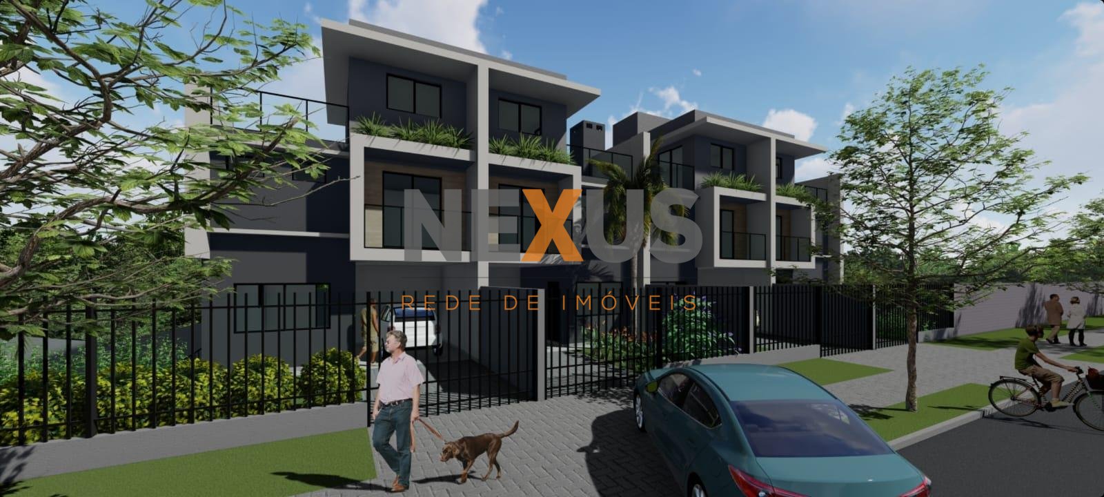 Triplex novos 164 m2- Atuba, 03 qtos, excelente padrão a parti...