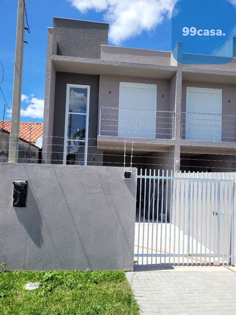 Sobrado novo, 106 m2, 3 qtos ste , 02 vagas, terreno nos fundo...