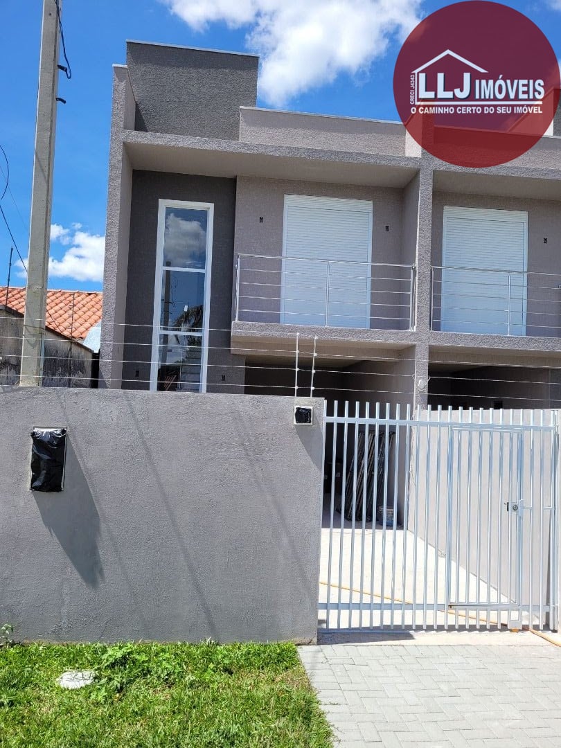 Sobrado novo, 106 m2, 3 qtos ste , 02 vagas, terreno nos fundo...
