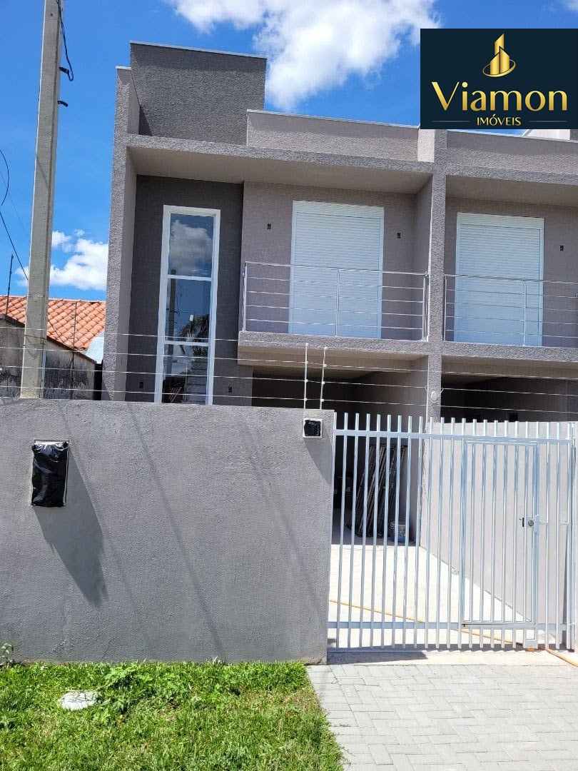 Sobrado novo, 106 m2, 3 qtos ste , 02 vagas, terreno nos fundo...