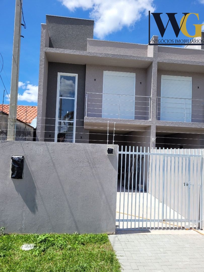 Sobrado novo, 106 m2, 3 qtos ste , 02 vagas, terreno nos fundo...