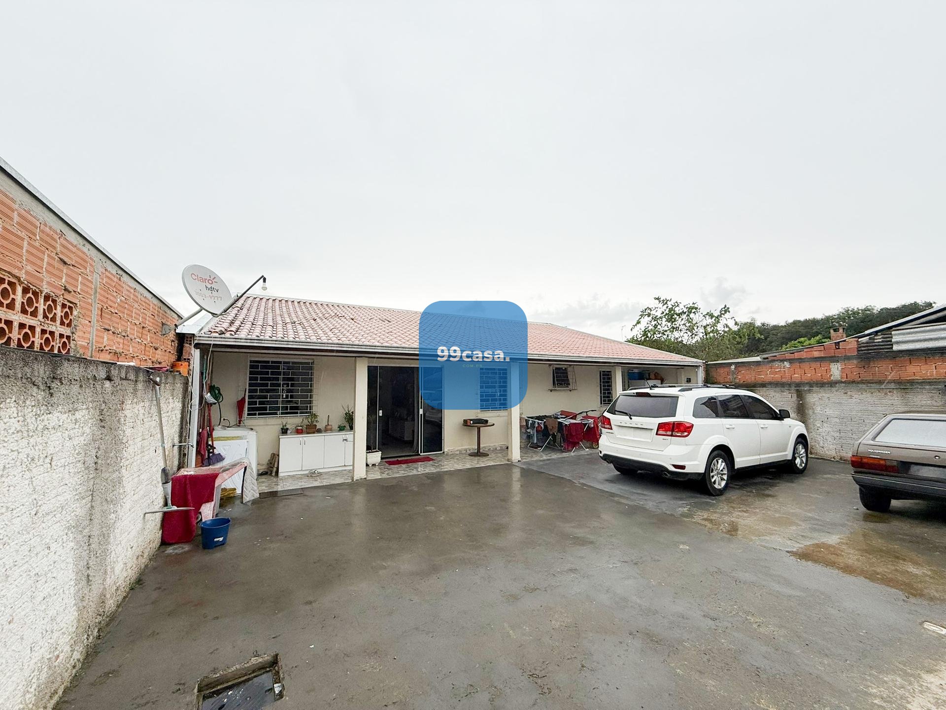 Casa térrea com terreno amplo e dois dormitórios em Fazenda Ri...