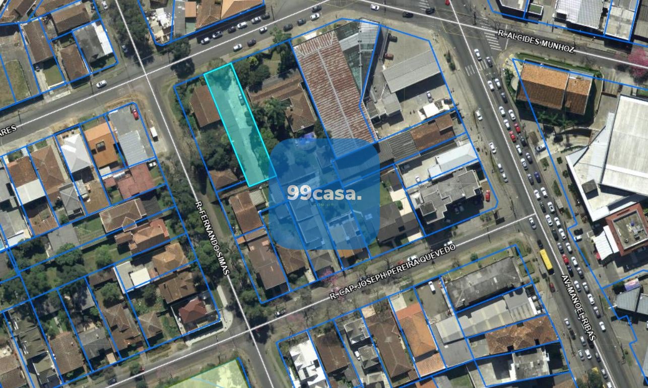 Terreno ZR2.1 com 644m  no Mercês | Ideal para 4 Sobrados