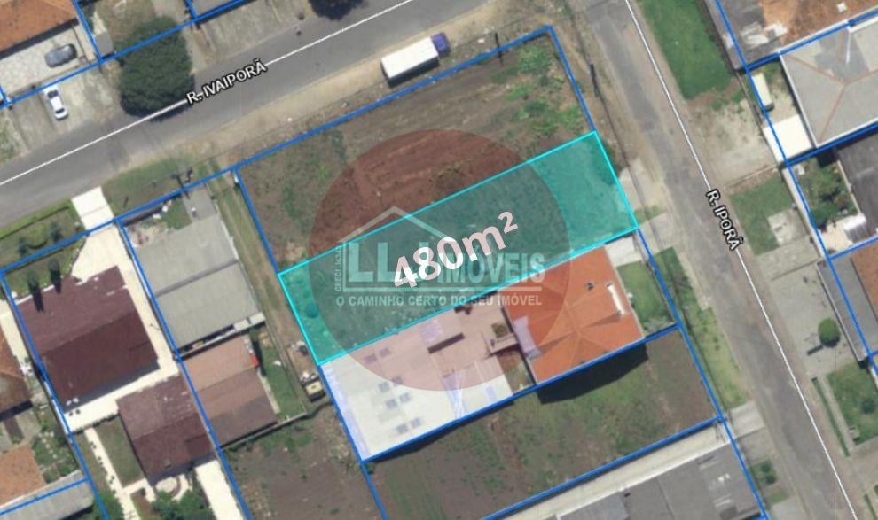 Terreno 480m  na Rua Iporã n  490 em Curitiba  pronto para construir