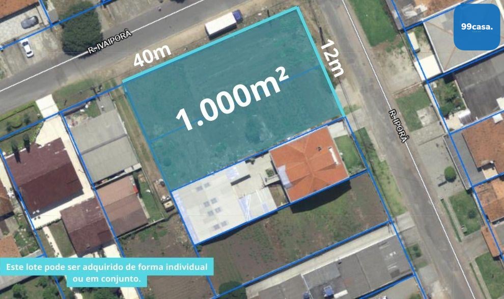 Terreno 480m  na Rua Iporã n  490 em Curitiba  pronto para co...