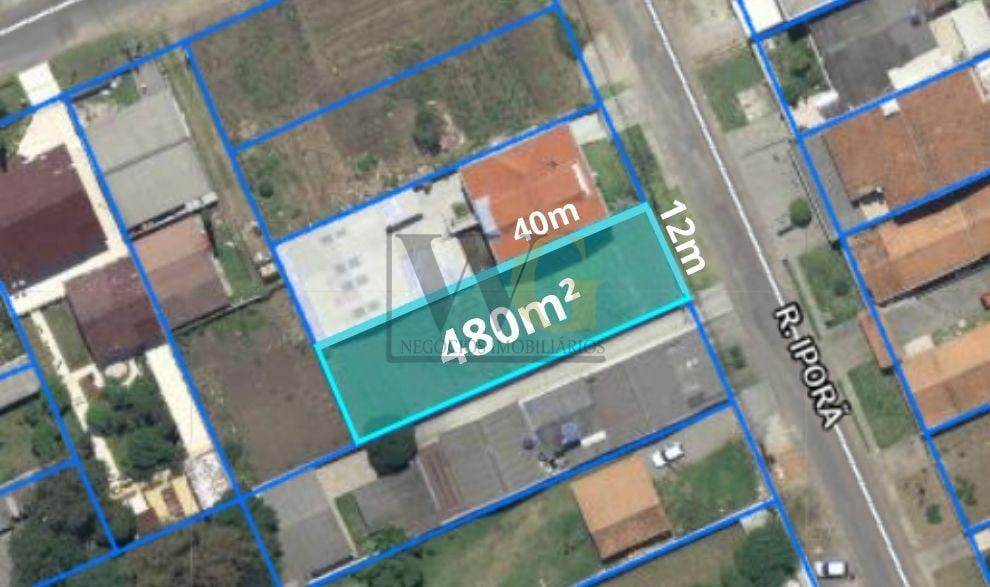 Terreno 480m  na Rua Iporã n  510 em Curitiba | pronto para co...