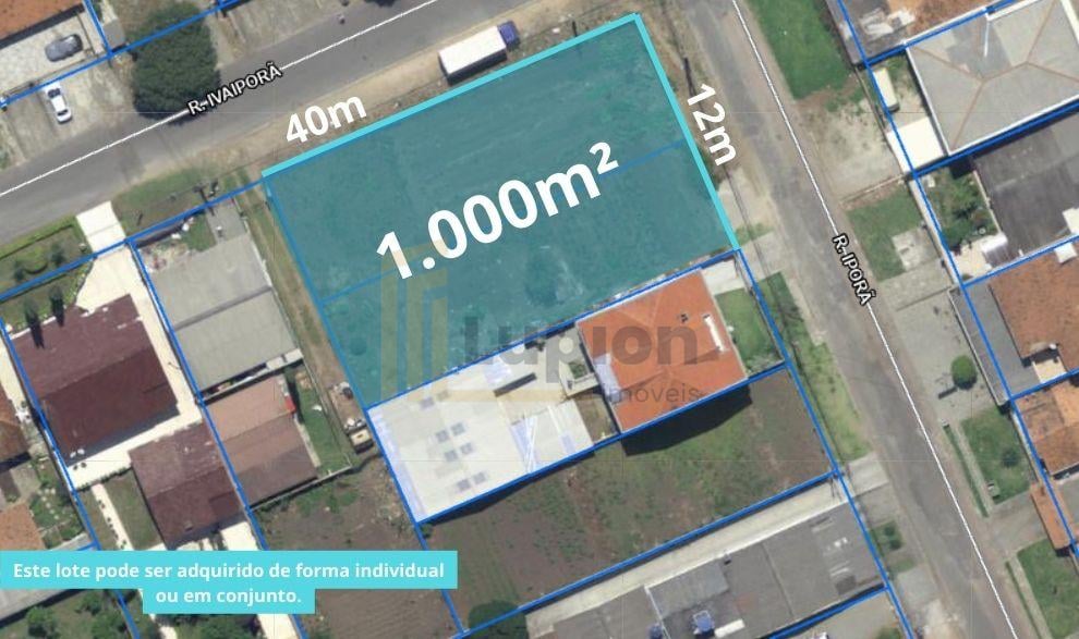 Terreno de esquina 520m  na Rua Iporã com opção de compra junt...