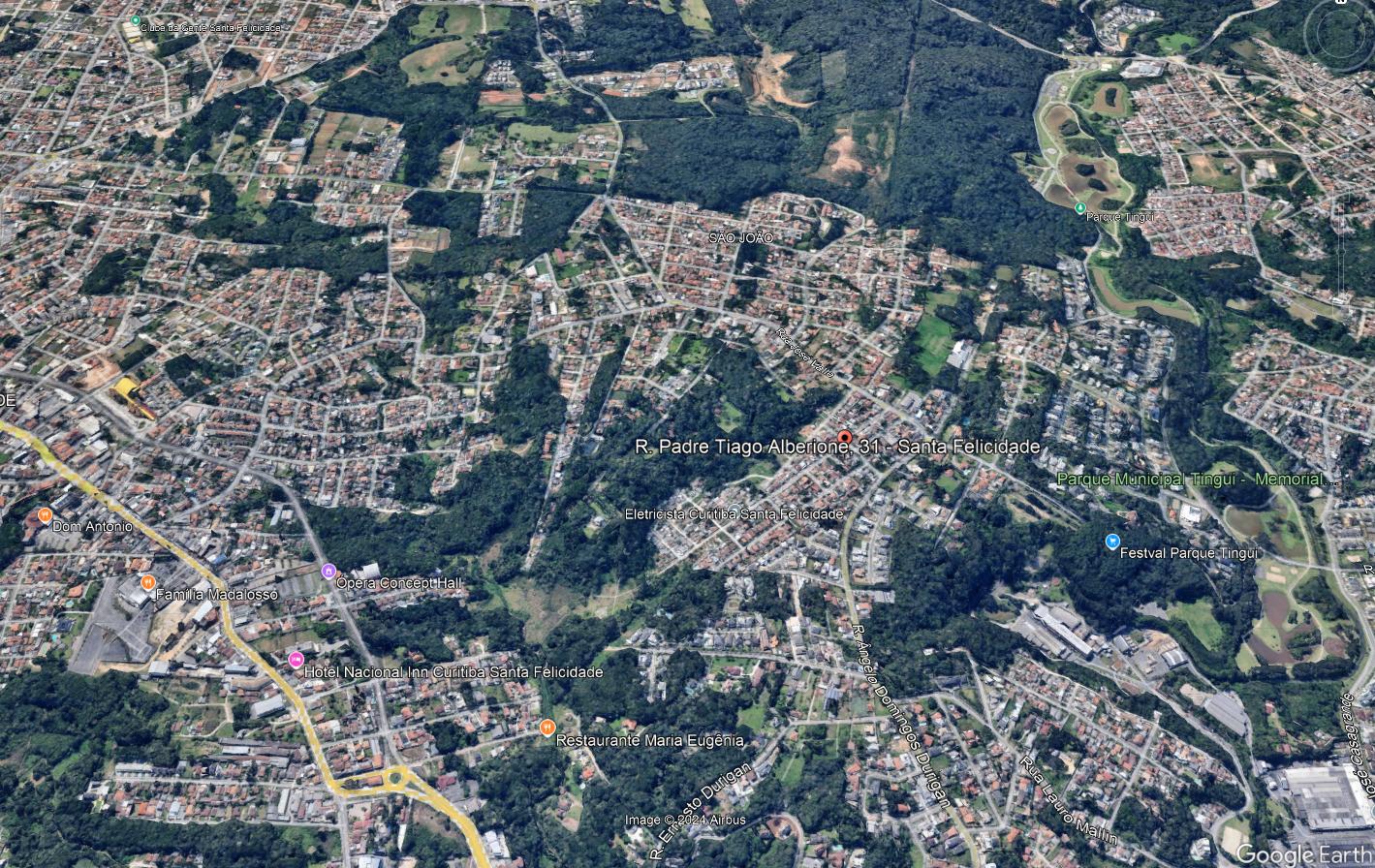 Terreno face norte à venda em Santa Felicidade, CURITIBA - PR