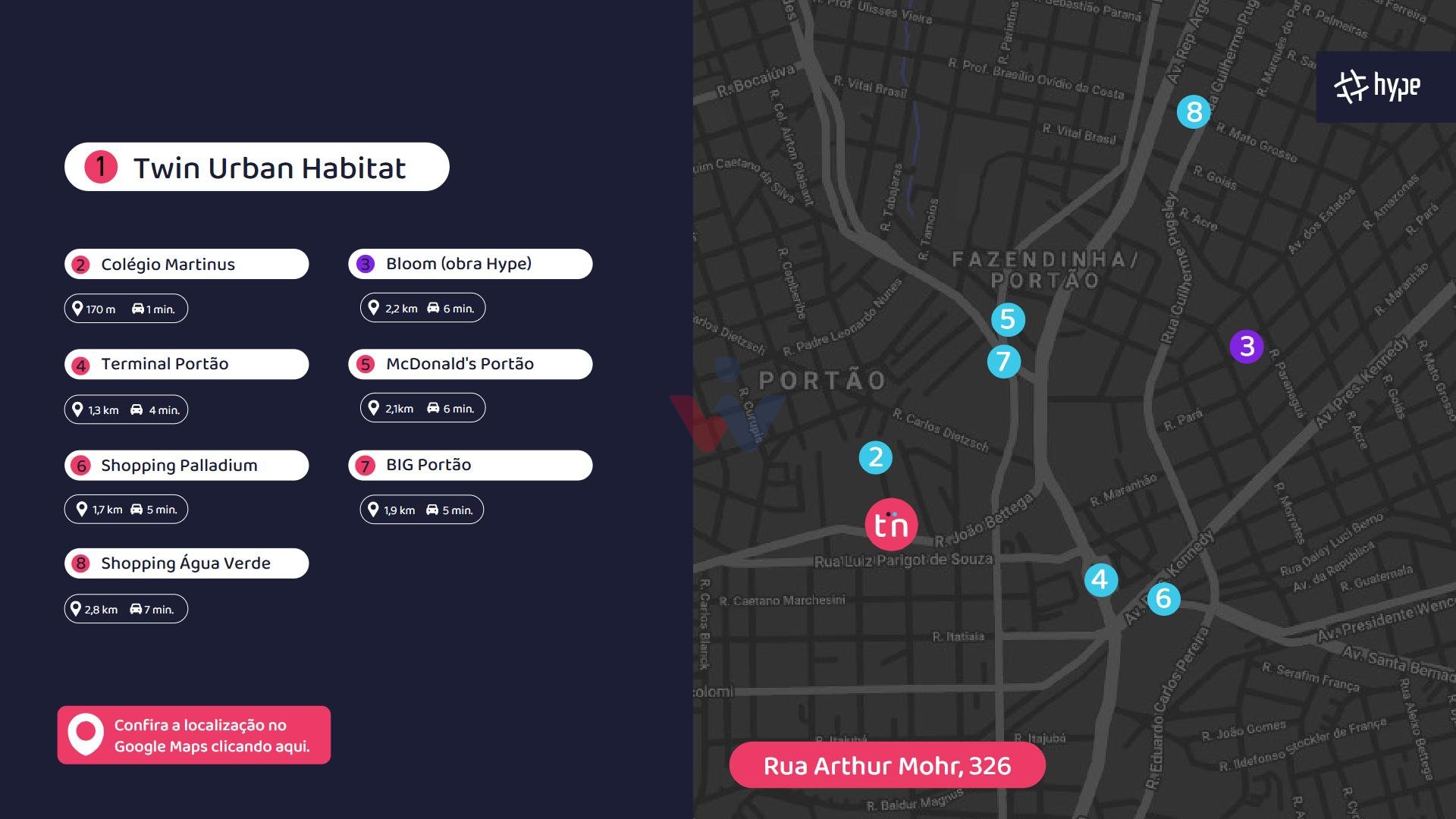 Loft novo à venda no Portão, em CURITIBA - PR