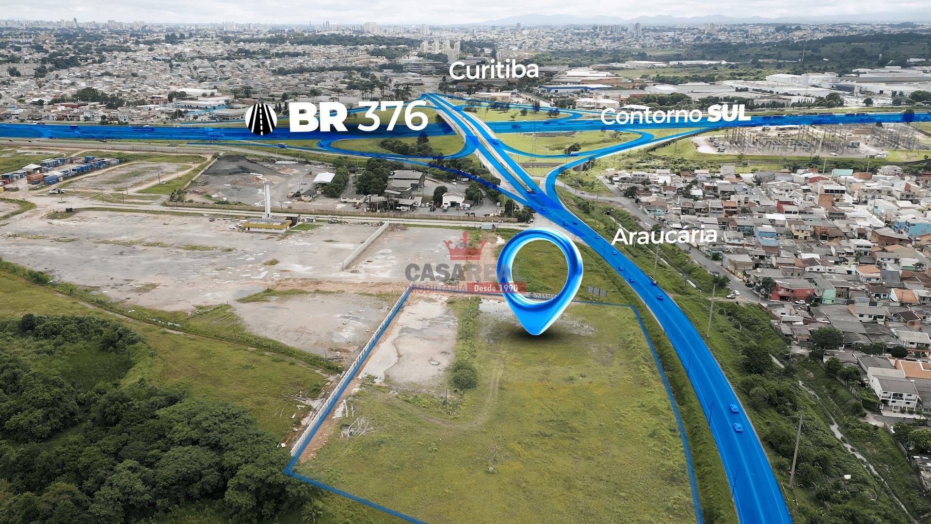 Terreno Comercial à venda, Cidade Industrial, CURITIBA - PR