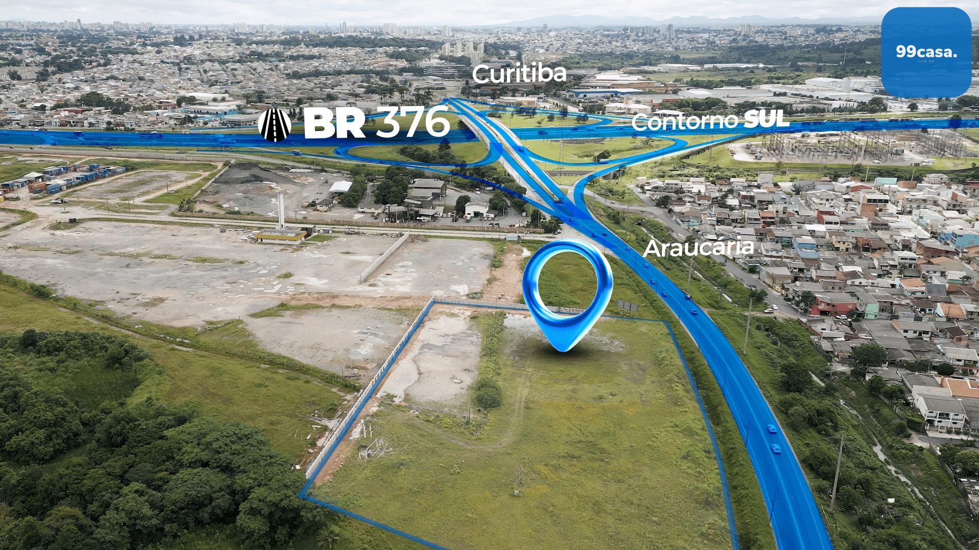 Terreno Comercial à venda, Cidade Industrial, CURITIBA - PR