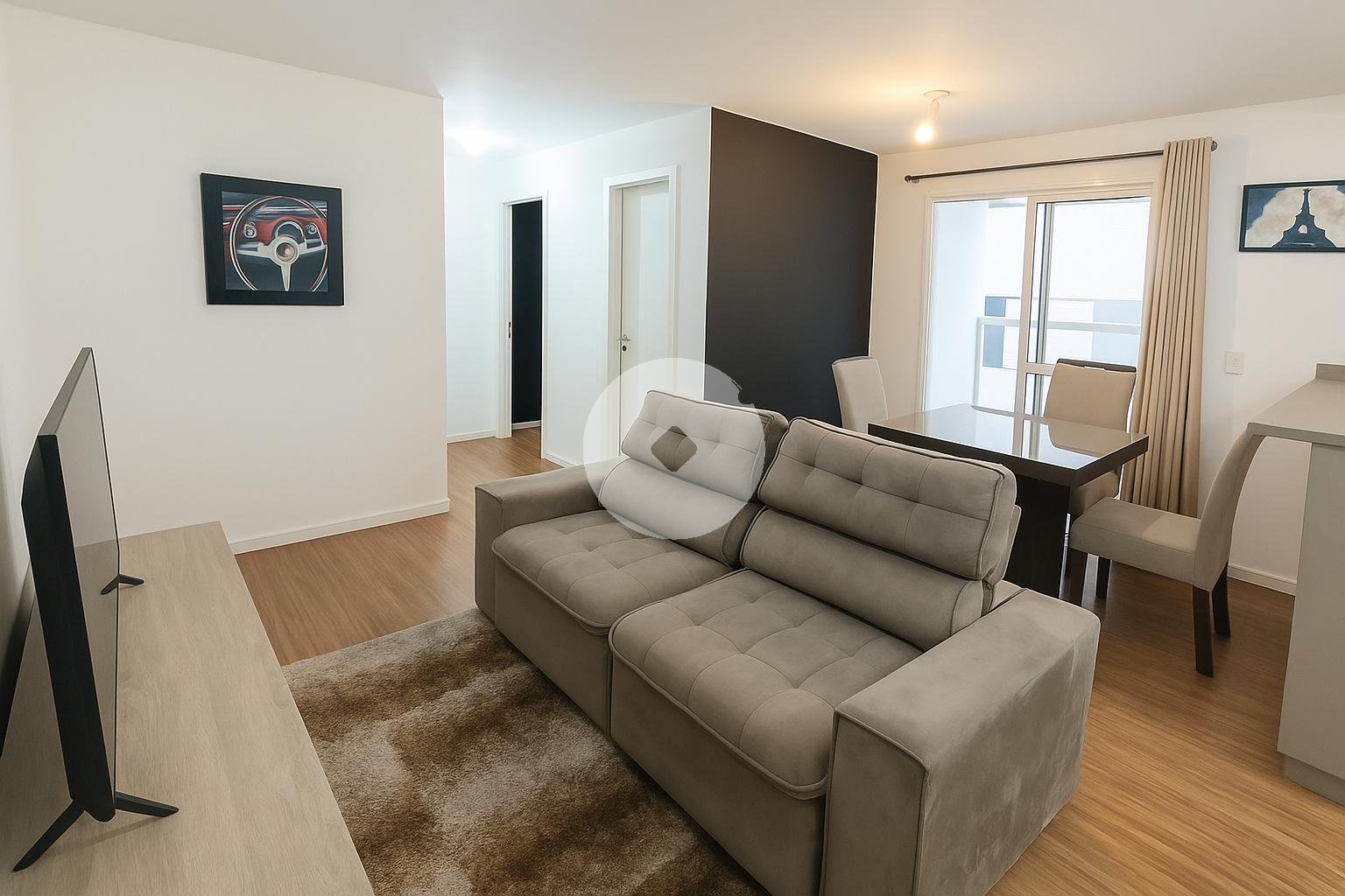 Apartamento com 2 quartos e 1 vaga à venda no Mercês em Curitiba PR