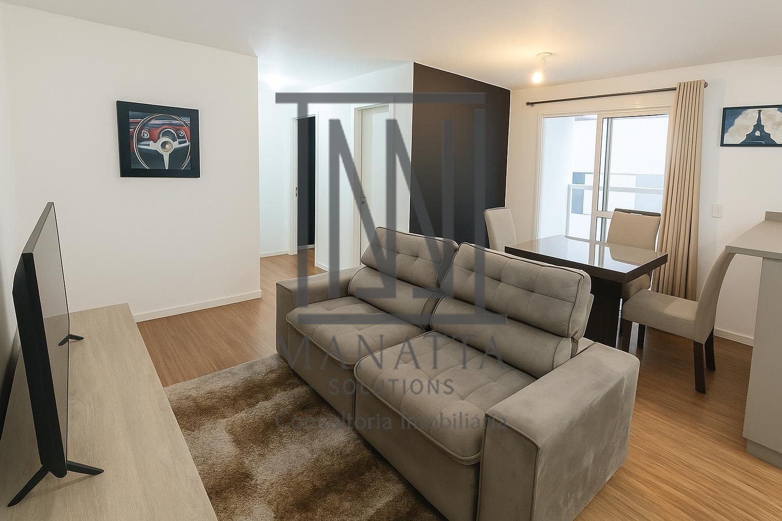 Apartamento com 2 quartos e 1 vaga à venda no Mercês em Curiti...