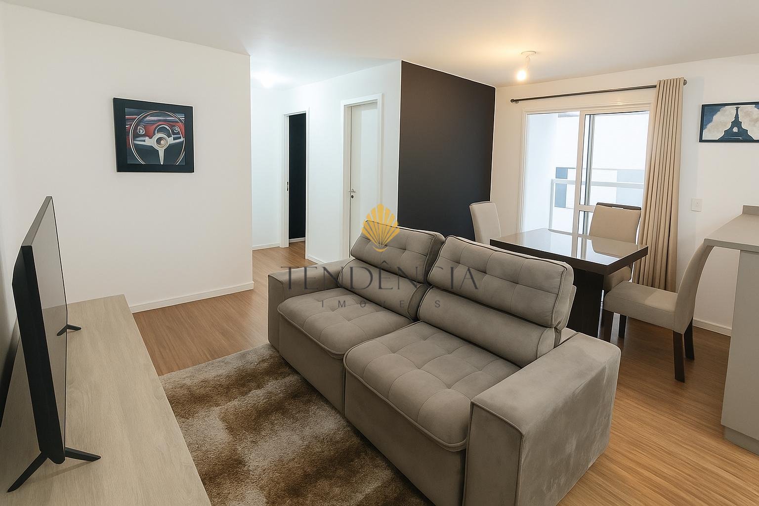 Apartamento com 2 quartos e 1 vaga à venda no Mercês em Curiti...