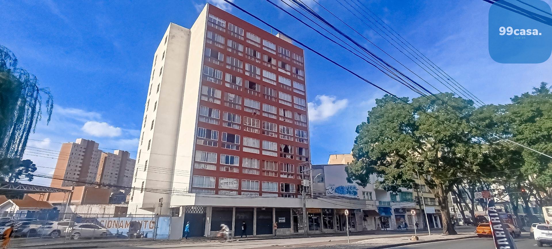 Apartamento de 1 Quarto no Centro de Curitiba, com 45m , em Ót...
