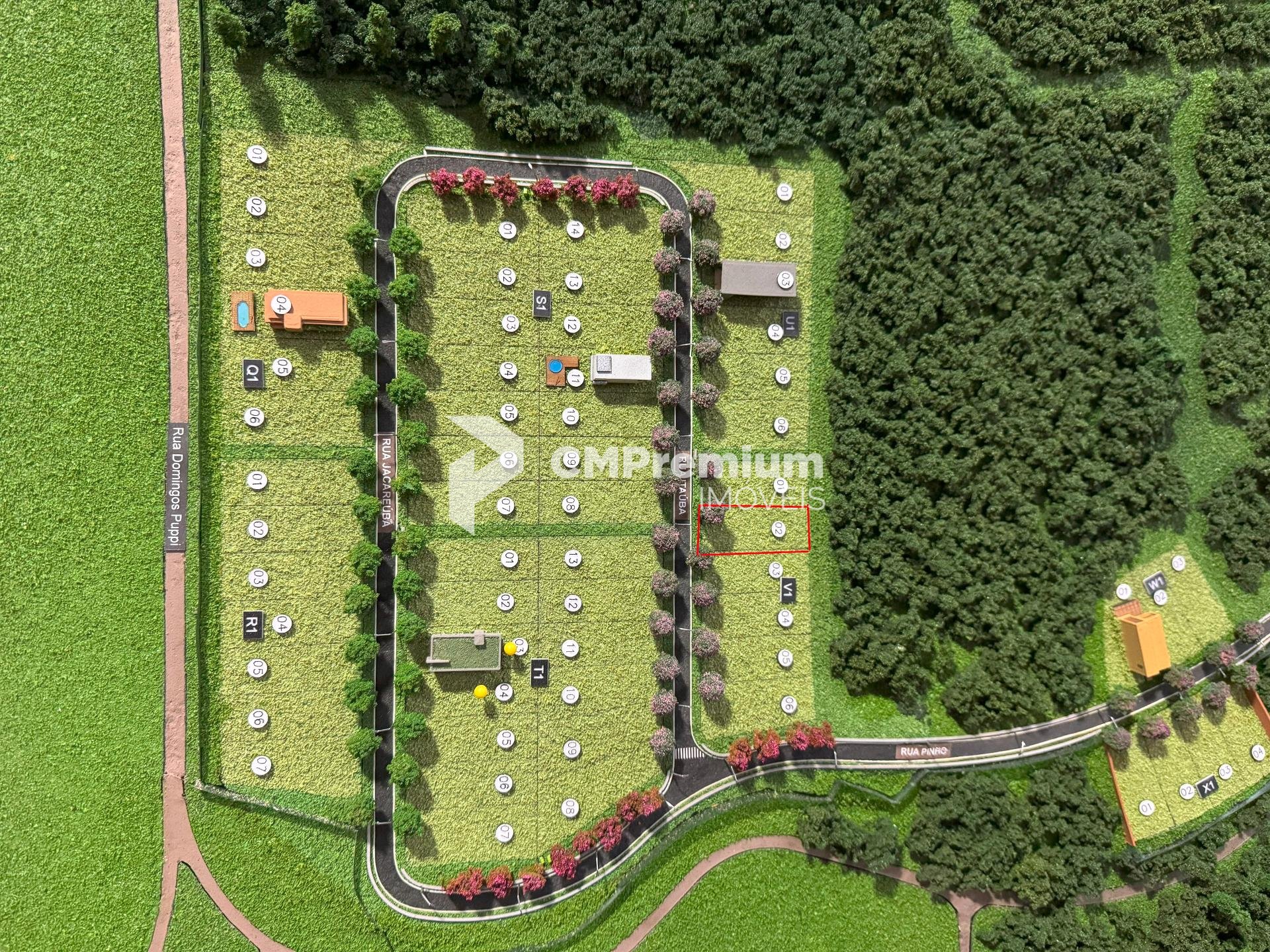 Terreno Lote à venda no Alphaville Paraná em Campo Largo com f...