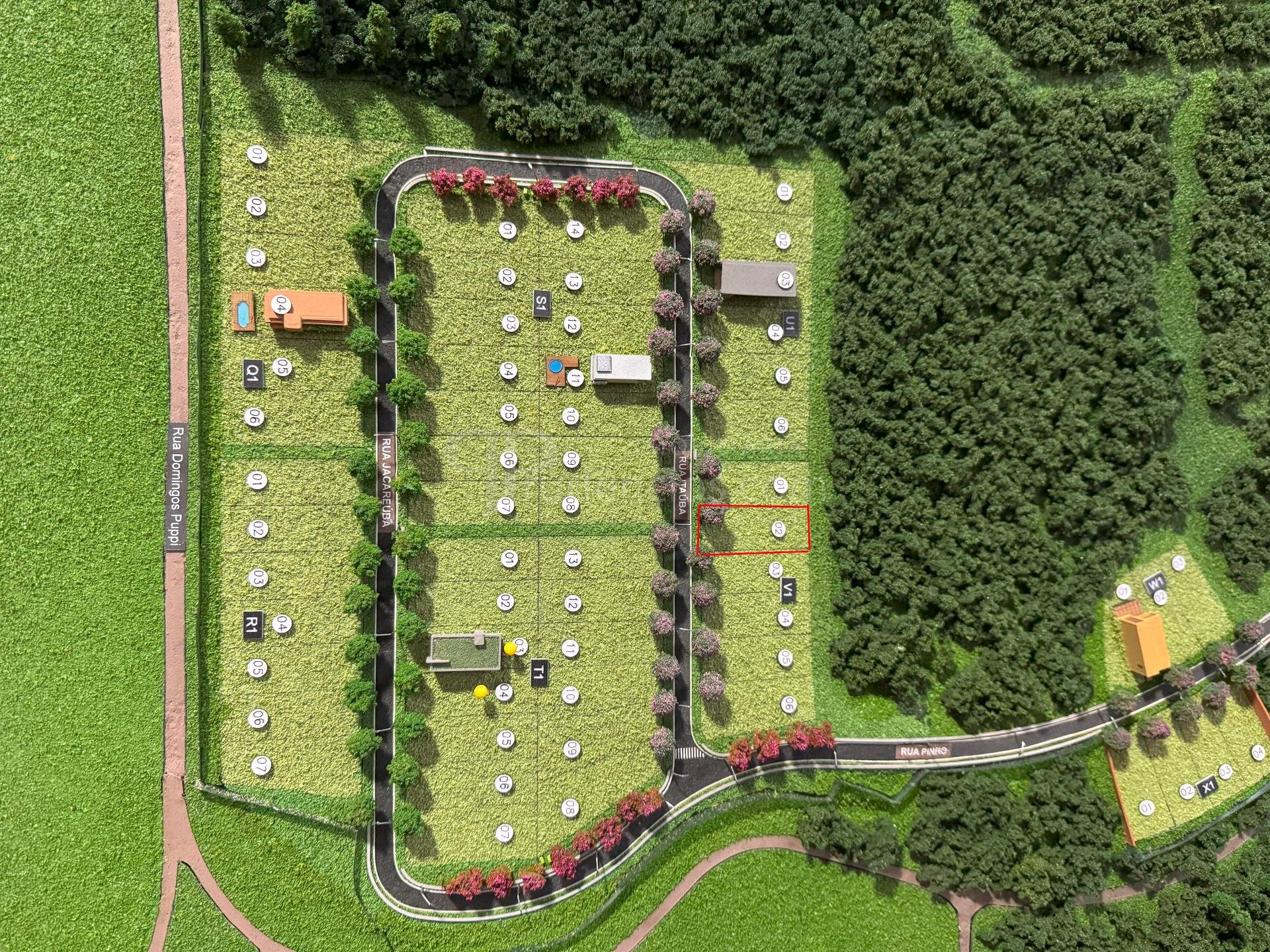 Terreno Lote à venda no Alphaville Paraná em Campo Largo com f...