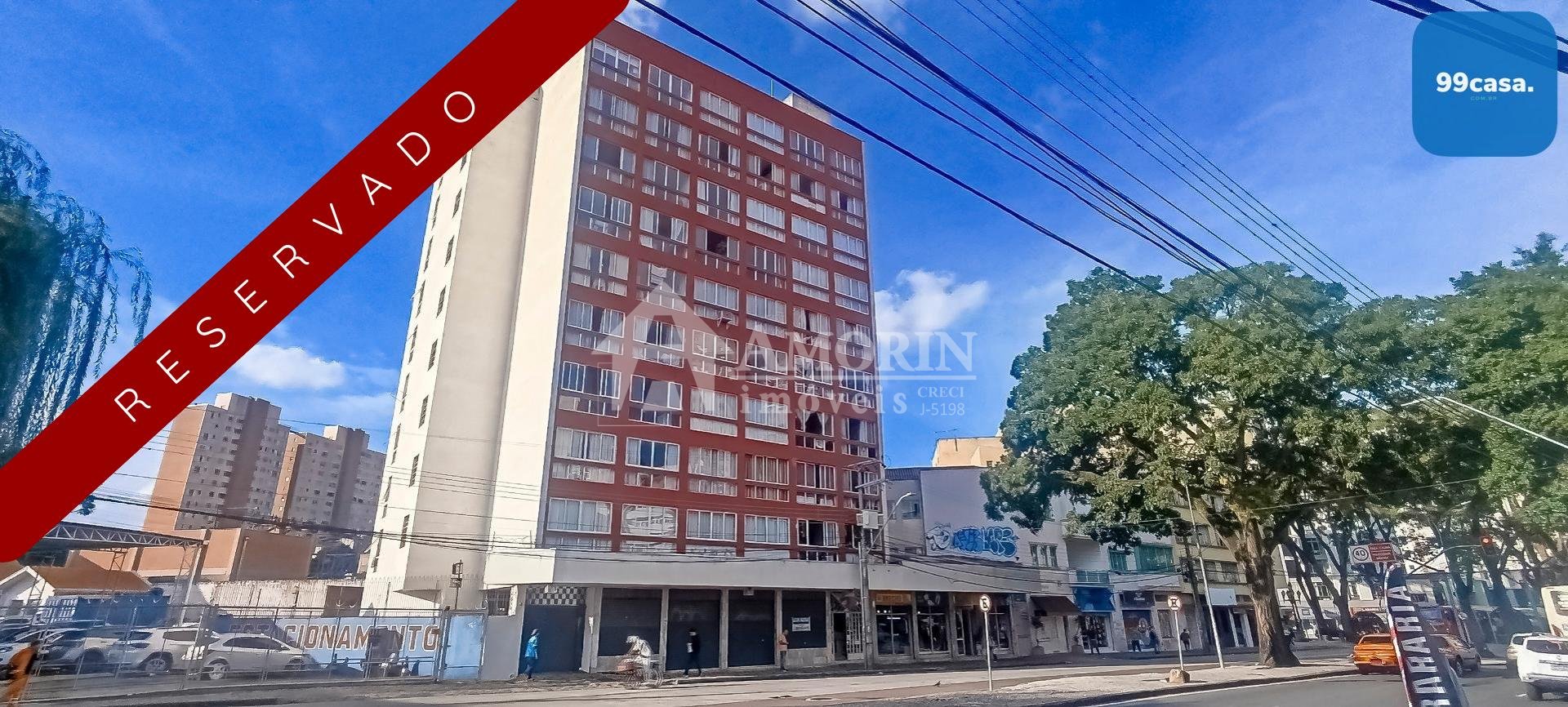 Apartamento de 1 Quarto no Centro de Curitiba, com 45m , em Ót...