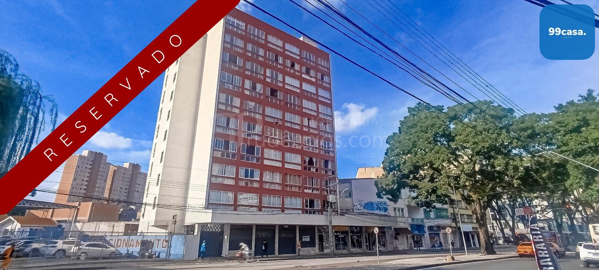 Apartamento de 1 Quarto no Centro de Curitiba, com 45m , em Ót...