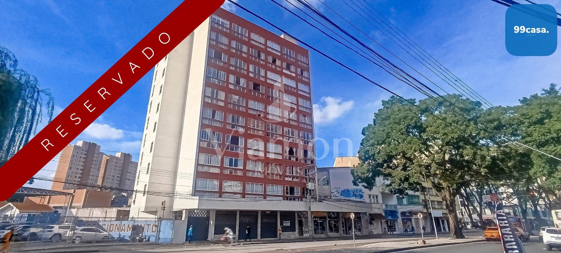 Apartamento de 1 Quarto no Centro de Curitiba, com 45m , em Ót...