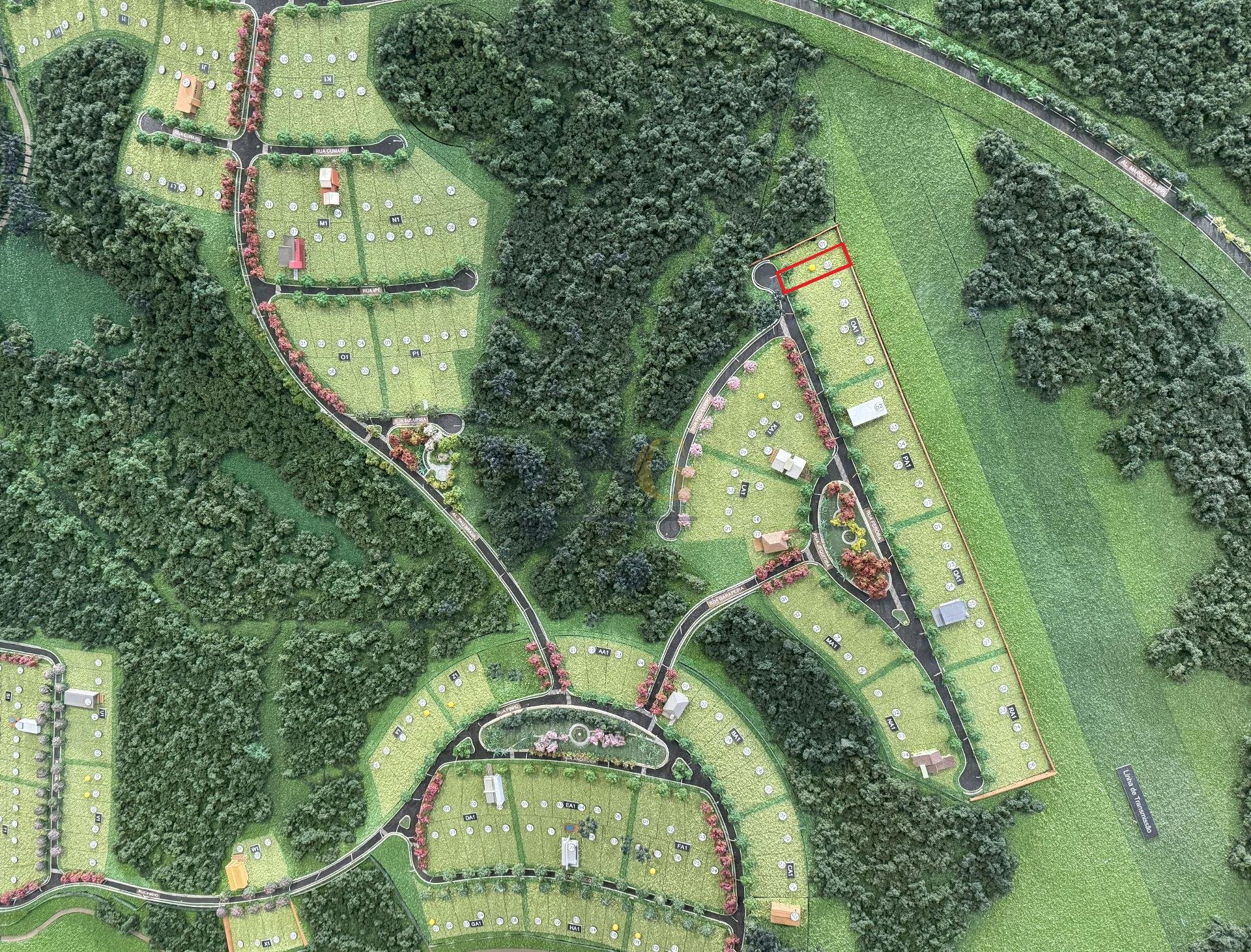 TERRENO à venda com 704m  no Alphaville Paraná em Campo Largo