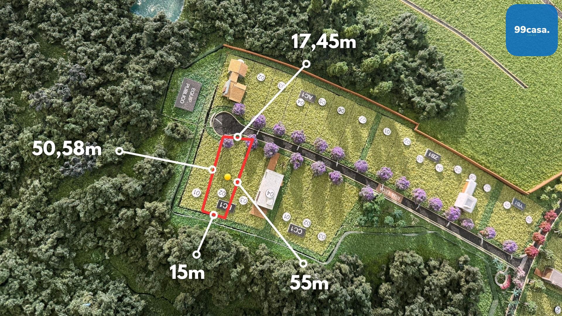 TERRENO com fundos para o Bosque no Alphaville Paraná  Campo ...