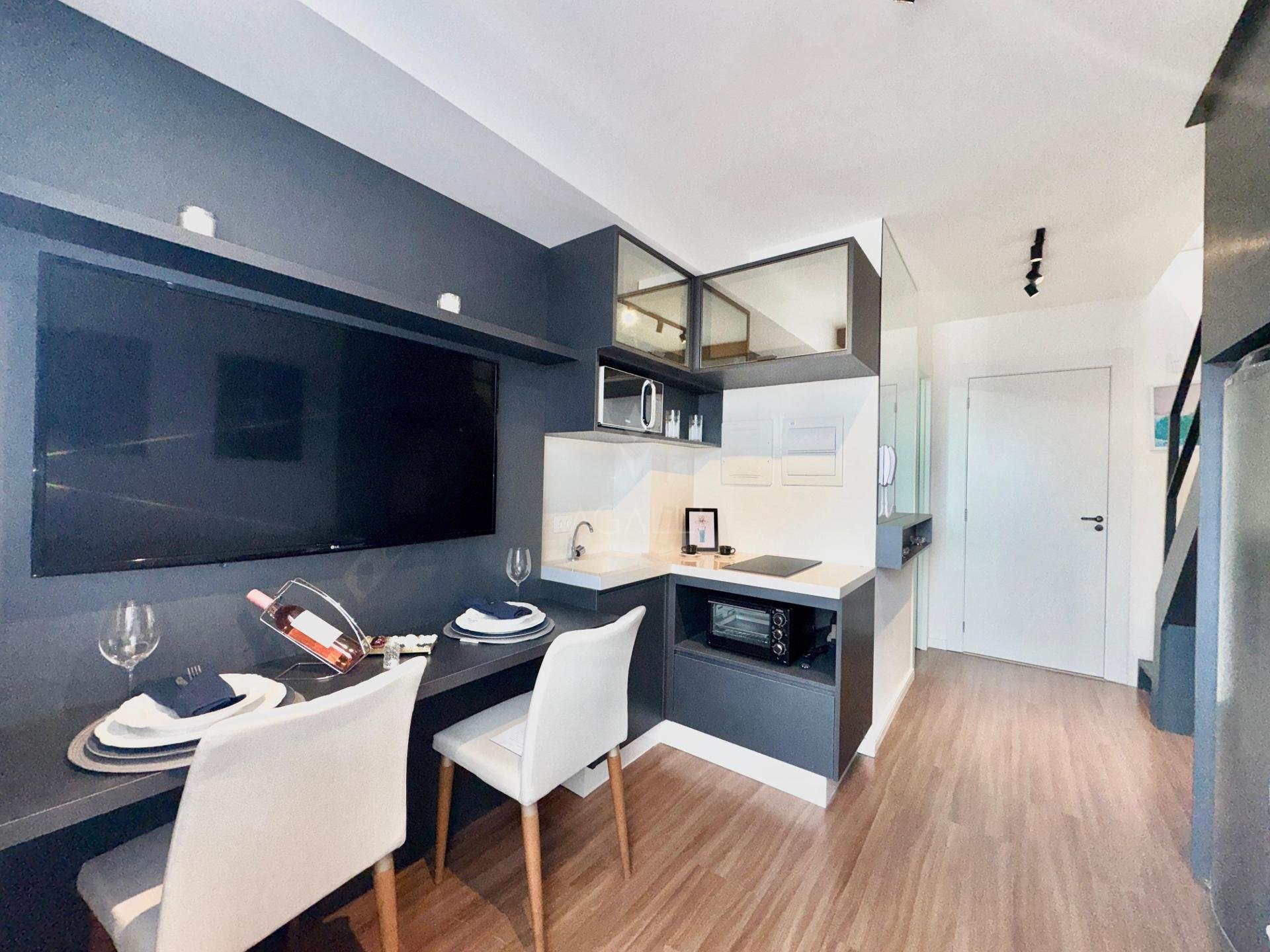 Apartamento com 1 dormitório à venda, portão, CURITIBA - PR