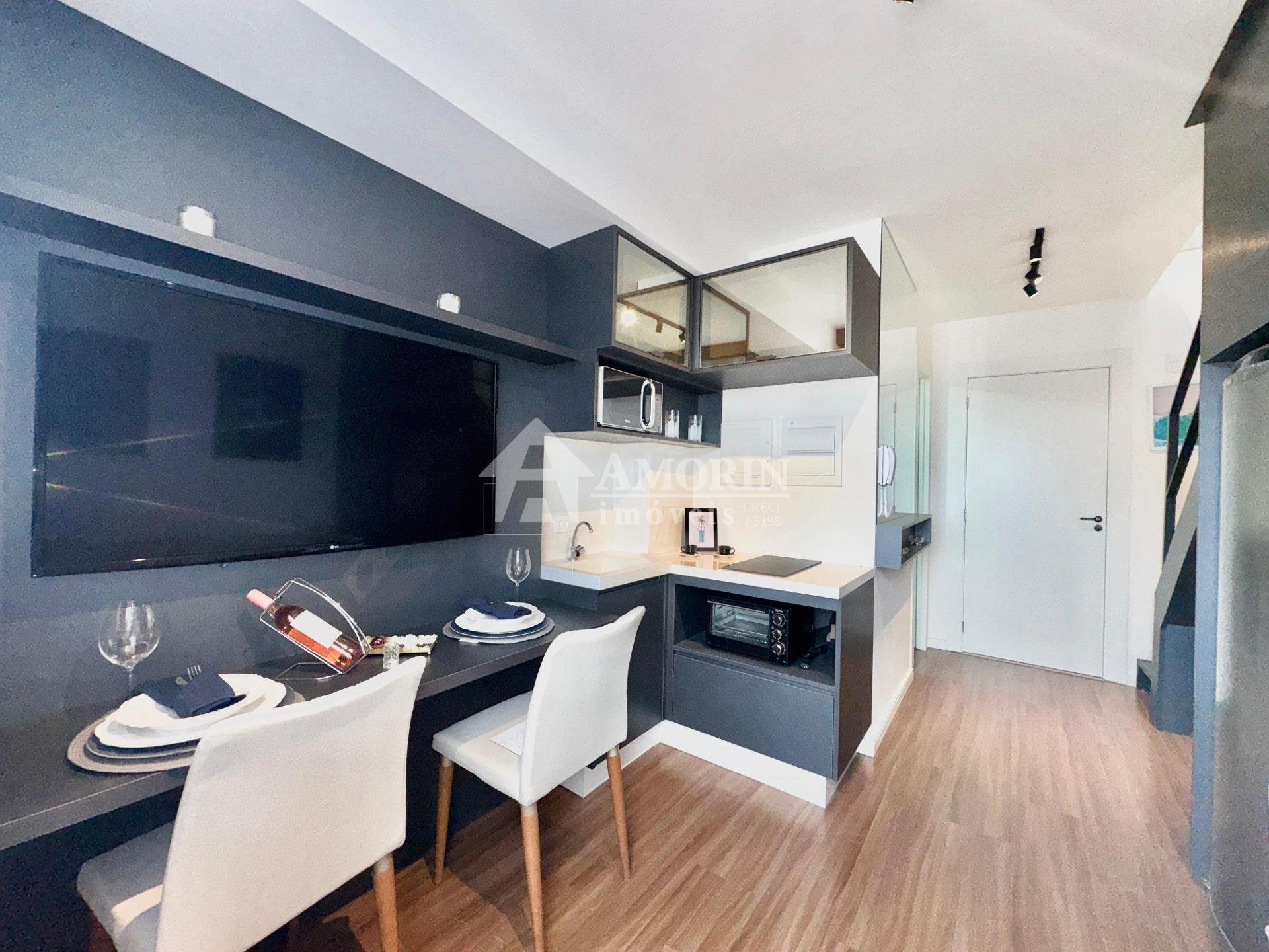 Apartamento com 1 dormitório à venda, portão, CURITIBA - PR