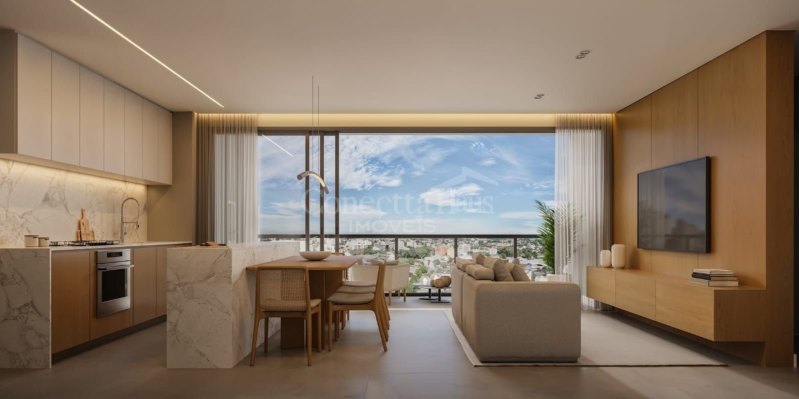Apartamento com 2 suítes, localizado no bairro Portão 