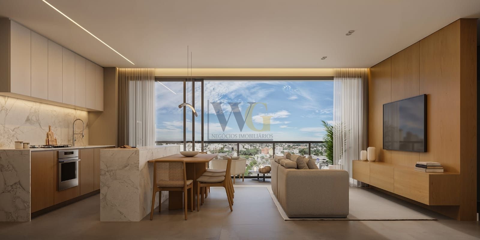Apartamento com 2 suítes, localizado no bairro Portão 