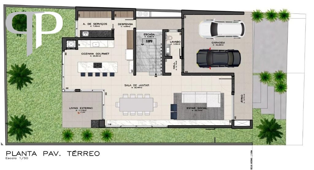 Casa com 3 dormitórios à venda, 307 m² por R$ 3.280.000,00 - S...