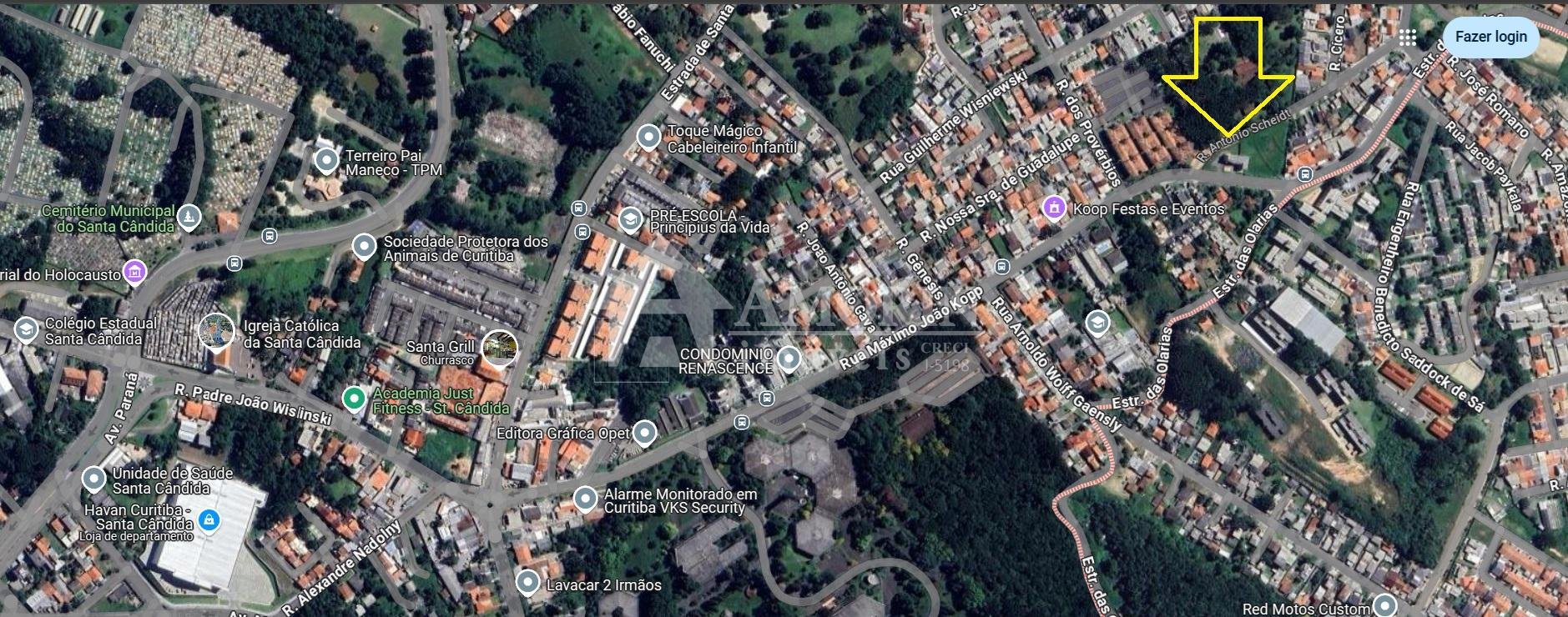 Excelente terreno ZR2 de esquina no Santa Candida