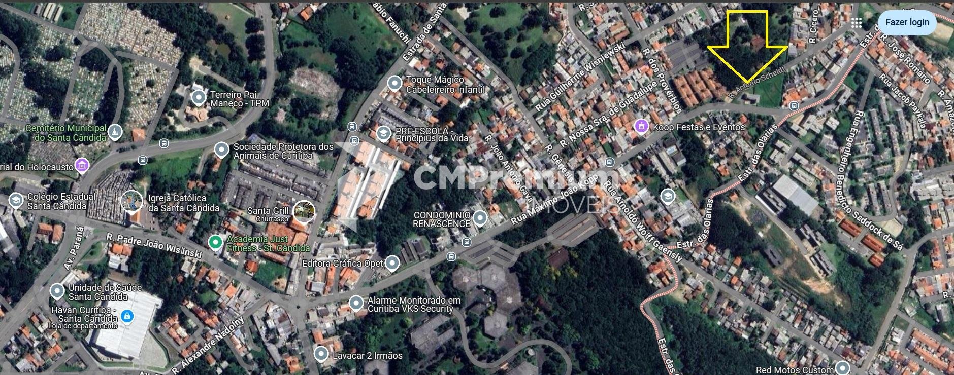 Excelente terreno ZR2 de esquina no Santa Candida