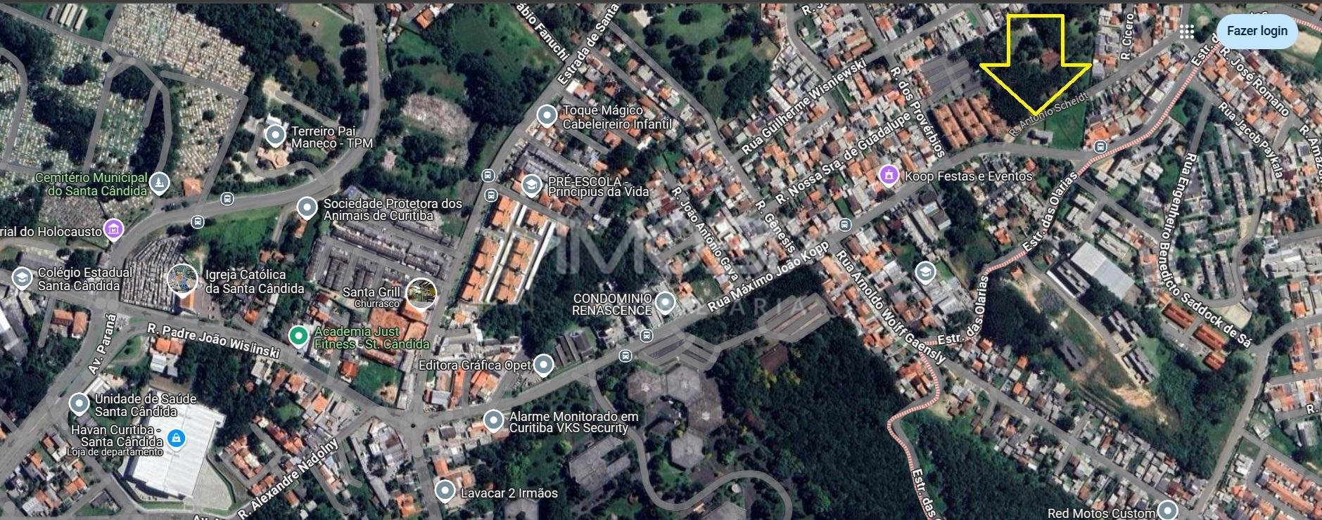 Excelente terreno ZR2 de esquina no Santa Candida