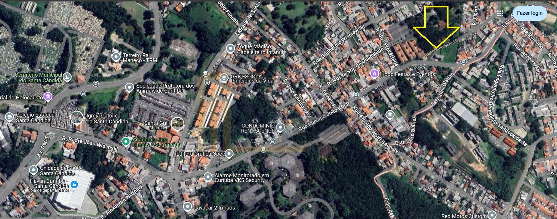 Excelente terreno ZR2 de esquina no Santa Candida